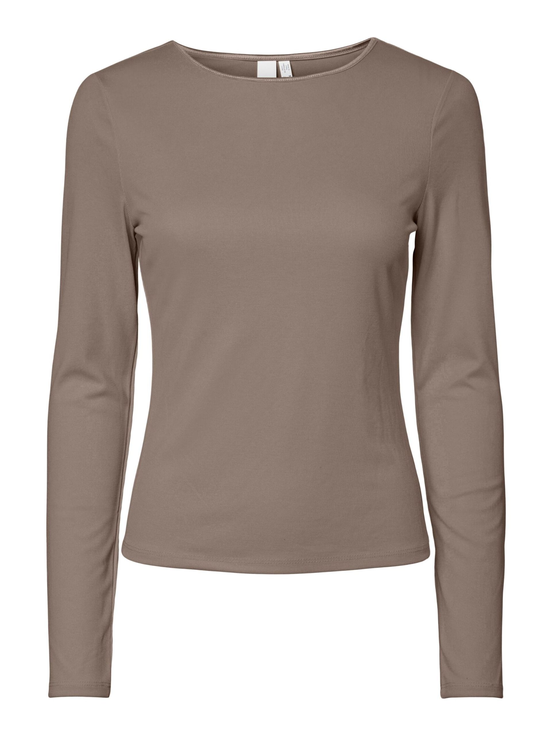 Carousel image - YASPALOMA LONG SLEEVED TOP, Taupe Gray | 6