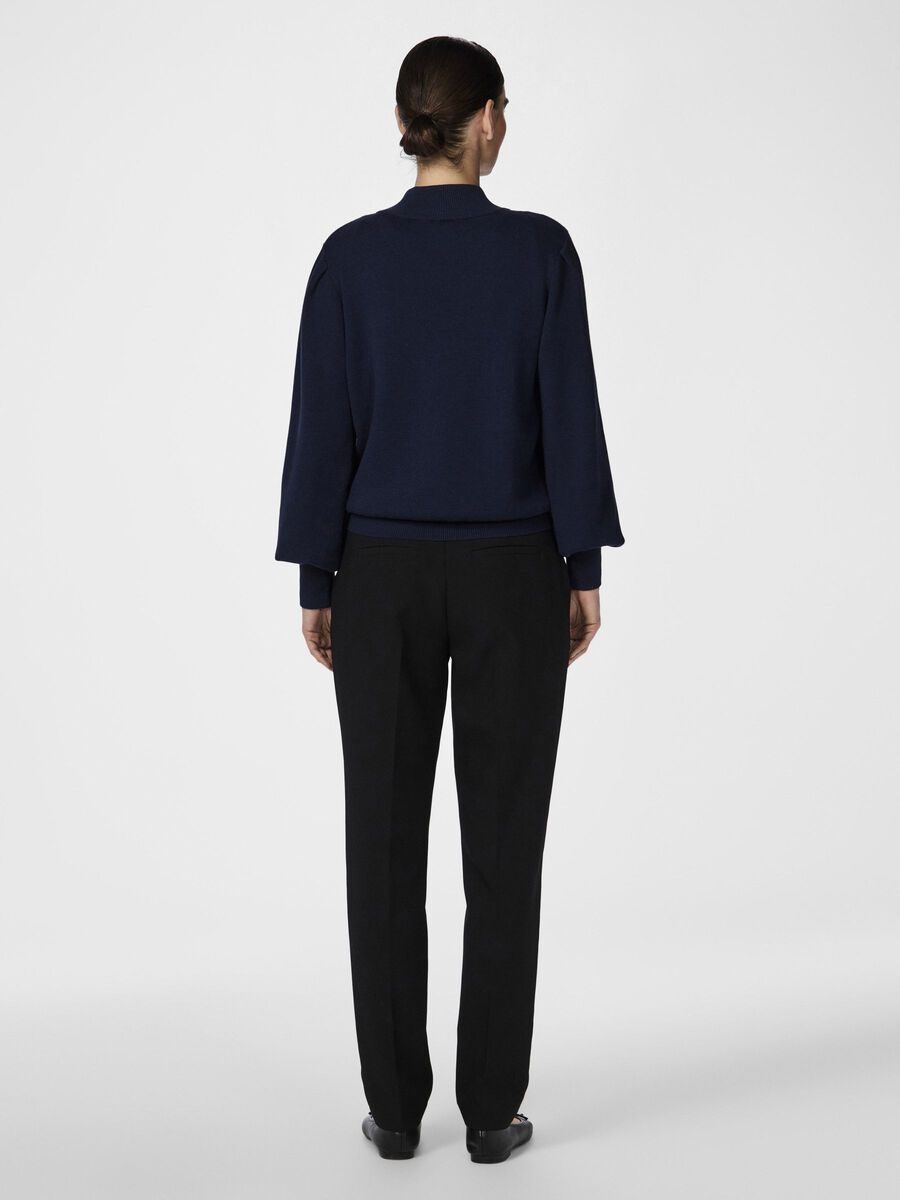 YAS YASFONNY JUMPER, Navy Blazer, highres - 26030697_NavyBlazer_004.jpg