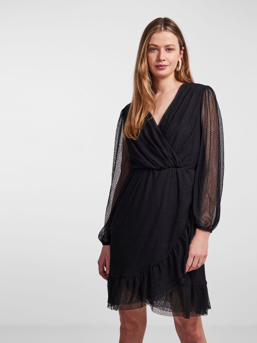 Y.A.S YASQUINN MINI DRESS, Black, highres - 26029060_Black_003.jpg