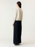 Product image thumbnail - YASLINNEA  KNITTED CARDIGAN, Pristine | 2