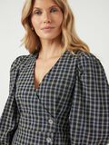 Product image thumbnail - YASSIMMA MIDI JURK MET V-HALS, Black | 3