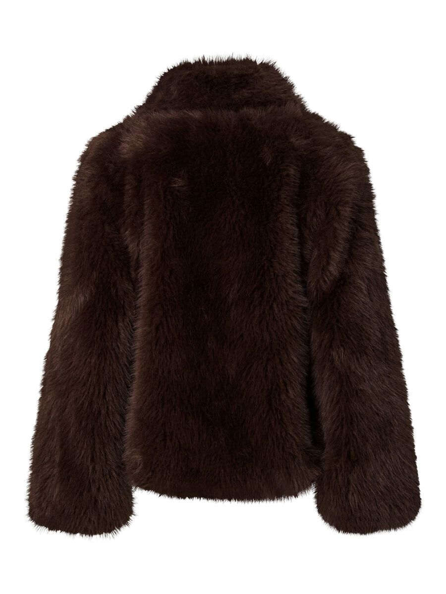 Carousel image 7 YASKIMBERLY LS FUR JACKET, Chocolate Brown