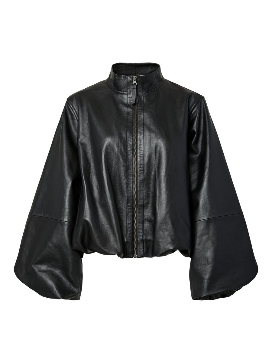 Carousel image - YASISABEL LEATHER JACKET, Black | 5