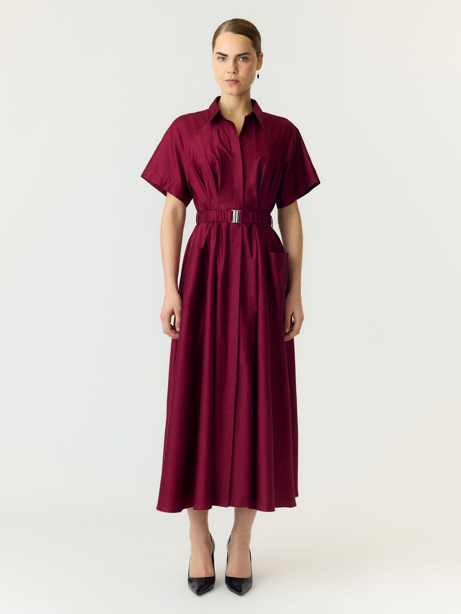 Product tile image - YASSIMANA  MIDI DRESS, Rhododendron | 26040123_Rhododendron