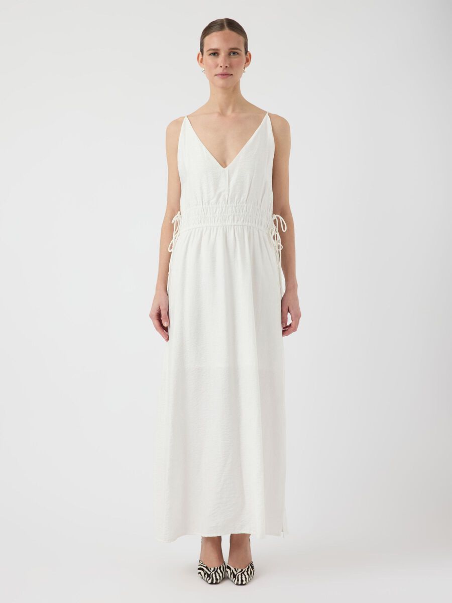 YAS YASDAZLY LONG DRESS, Star White, highres - 26037101_StarWhite_005.jpg