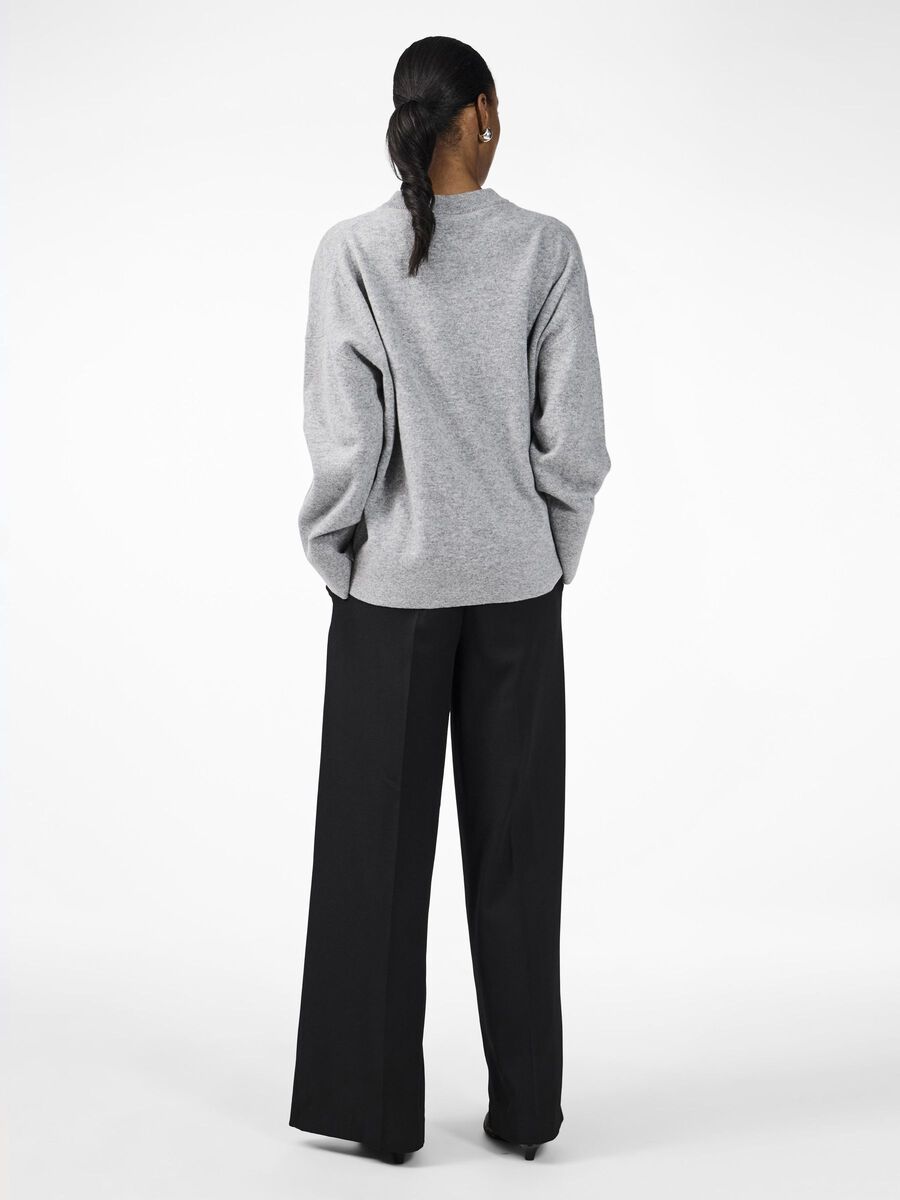 YAS YASEMILIE WOOL KNITTED PULLOVER, Light Grey Melange, highres - 26035269_LightGreyMelange_004.jpg
