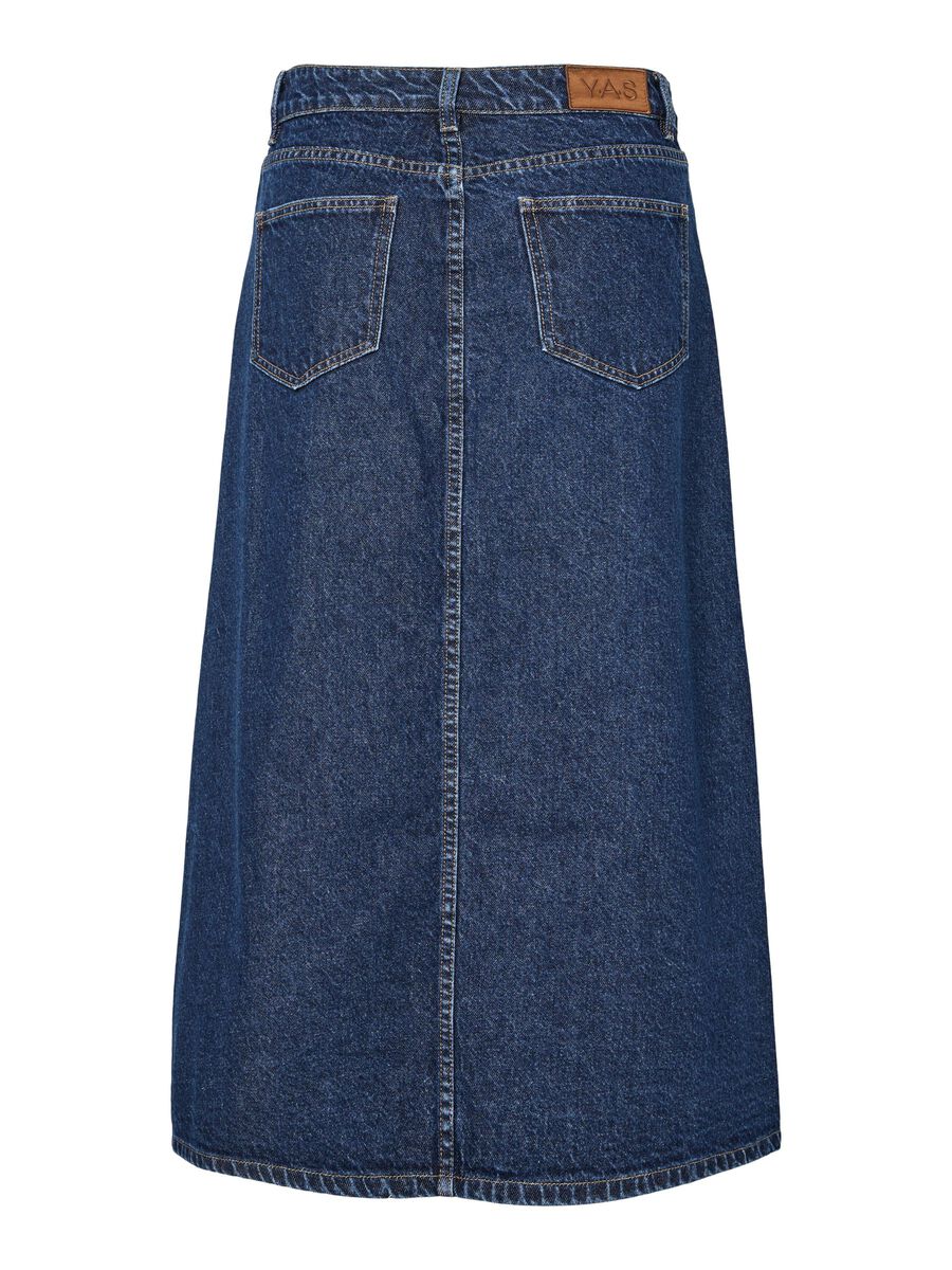 Carousel image - YASSORINA - TMH - DENIM MINI-ROBE, Medium Blue Denim | 6