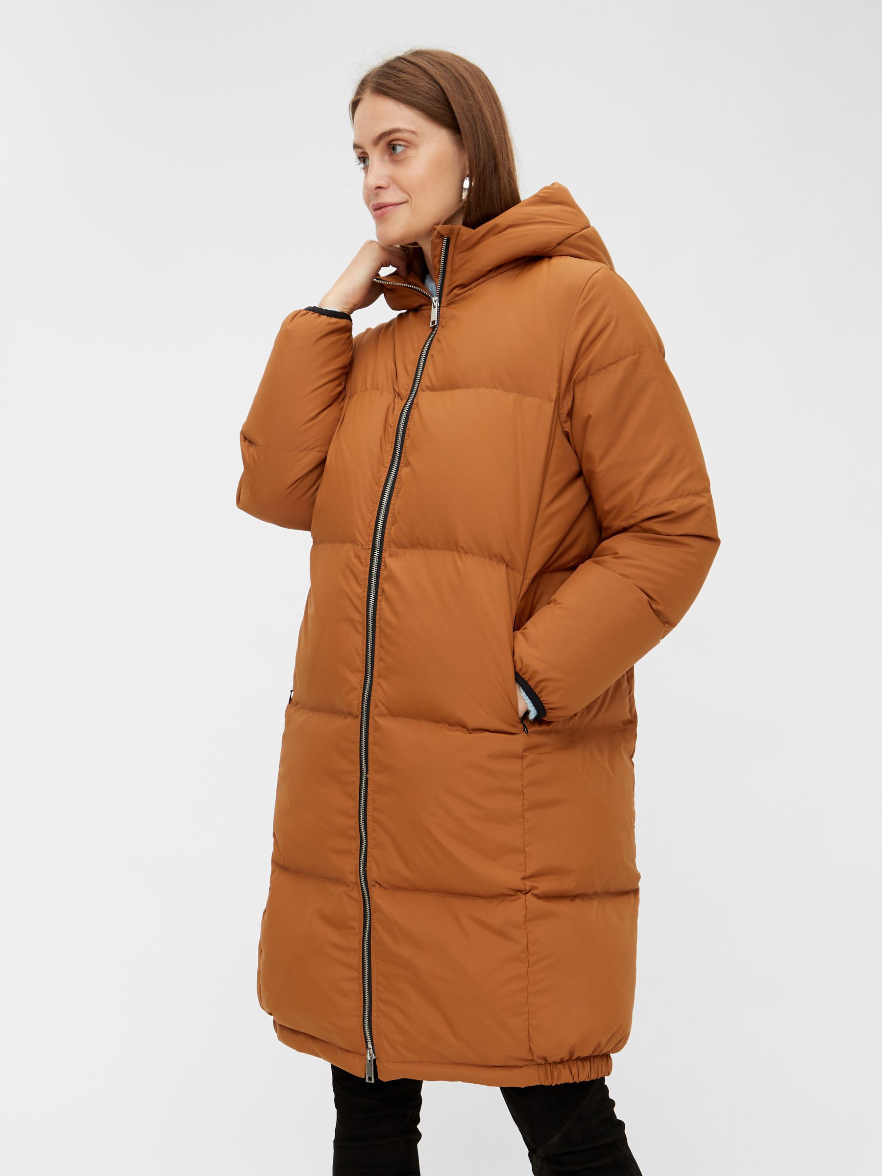 YASMILLYS DOWN JACKET | Brown | YAS® Poland