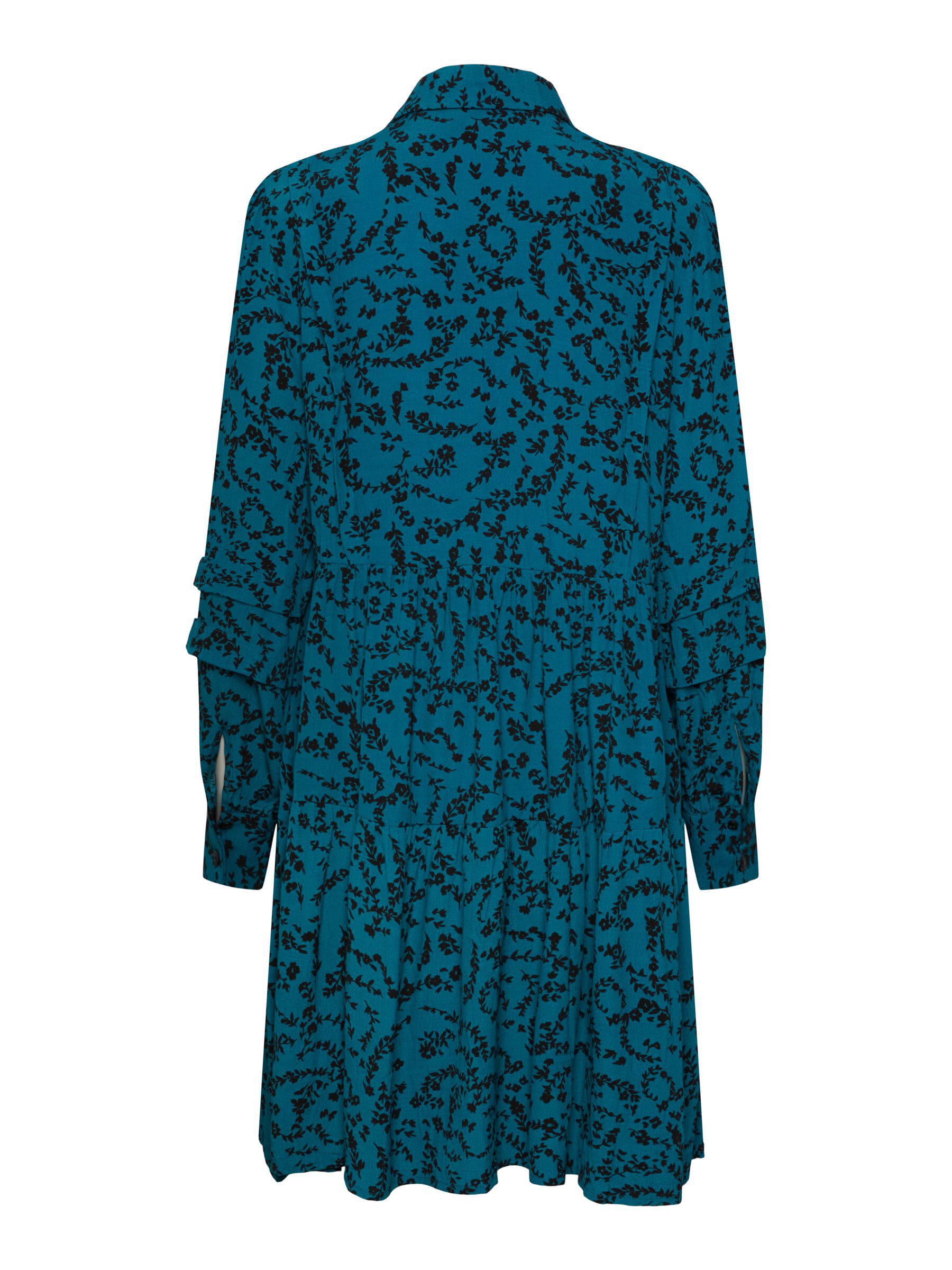 Whistles deco floral print shirt dress online