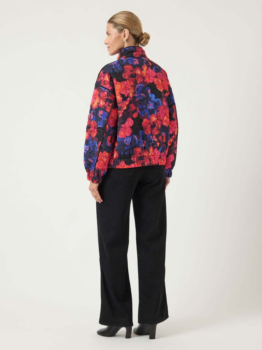 Product carousel image - YASFIPURA QUILTED JACKET, Navy Blazer | 2