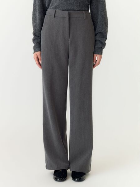 YAS YASLIKKA WIDE-LEG TROUSERS, Dark Grey Melange, highres - 26030711_DarkGreyMelange_003.jpg