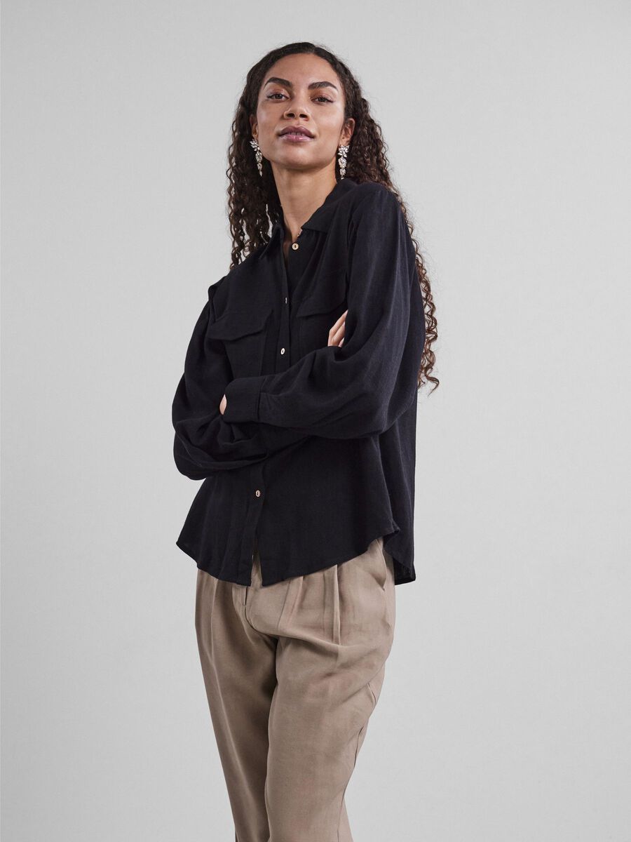 Y.A.S YASVIGGI SHIRT, Black, highres - 26025742_Black_003.jpg