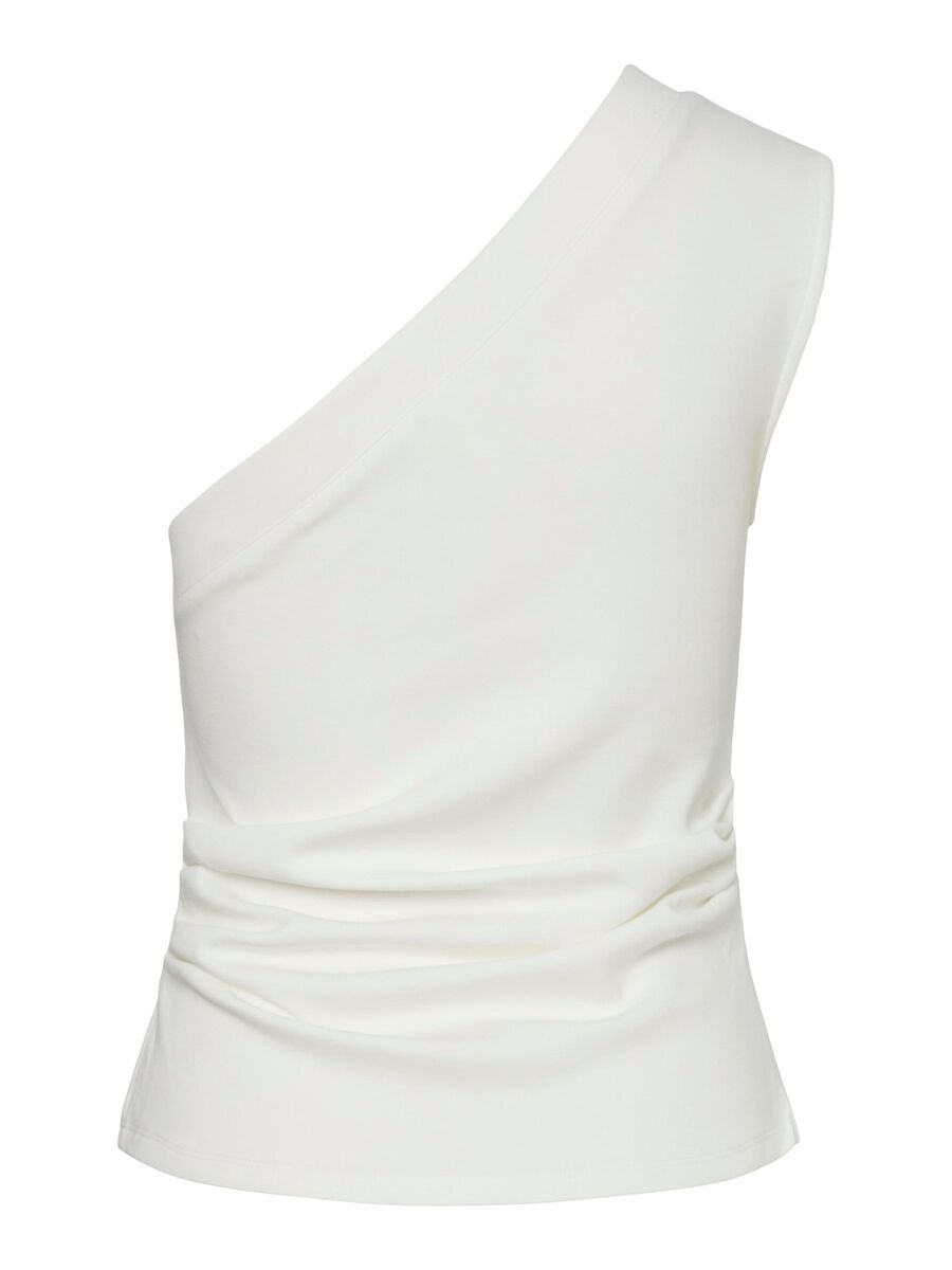 Carousel image - YASVENICE ONE-SHOULDER TOP, Star White | 6