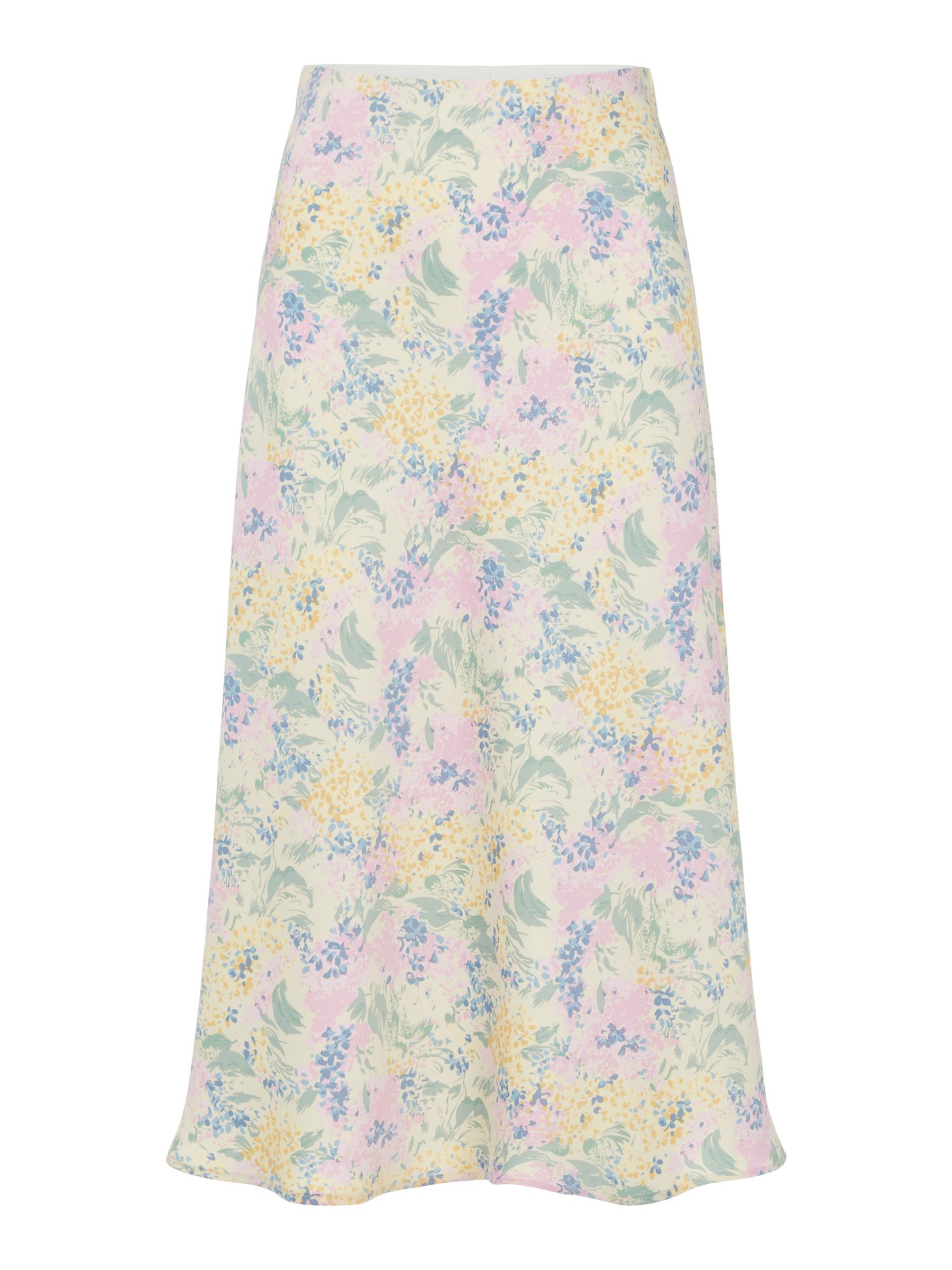 YASDOTTEA MIDI SKIRT White YAS Switzerland