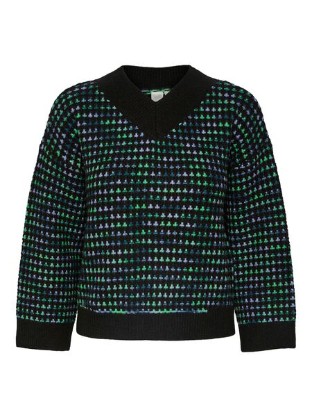 Y.A.S YASCHAPU KNITTED PULLOVER, Black, highres - 26031305_Black_1053597_001.jpg