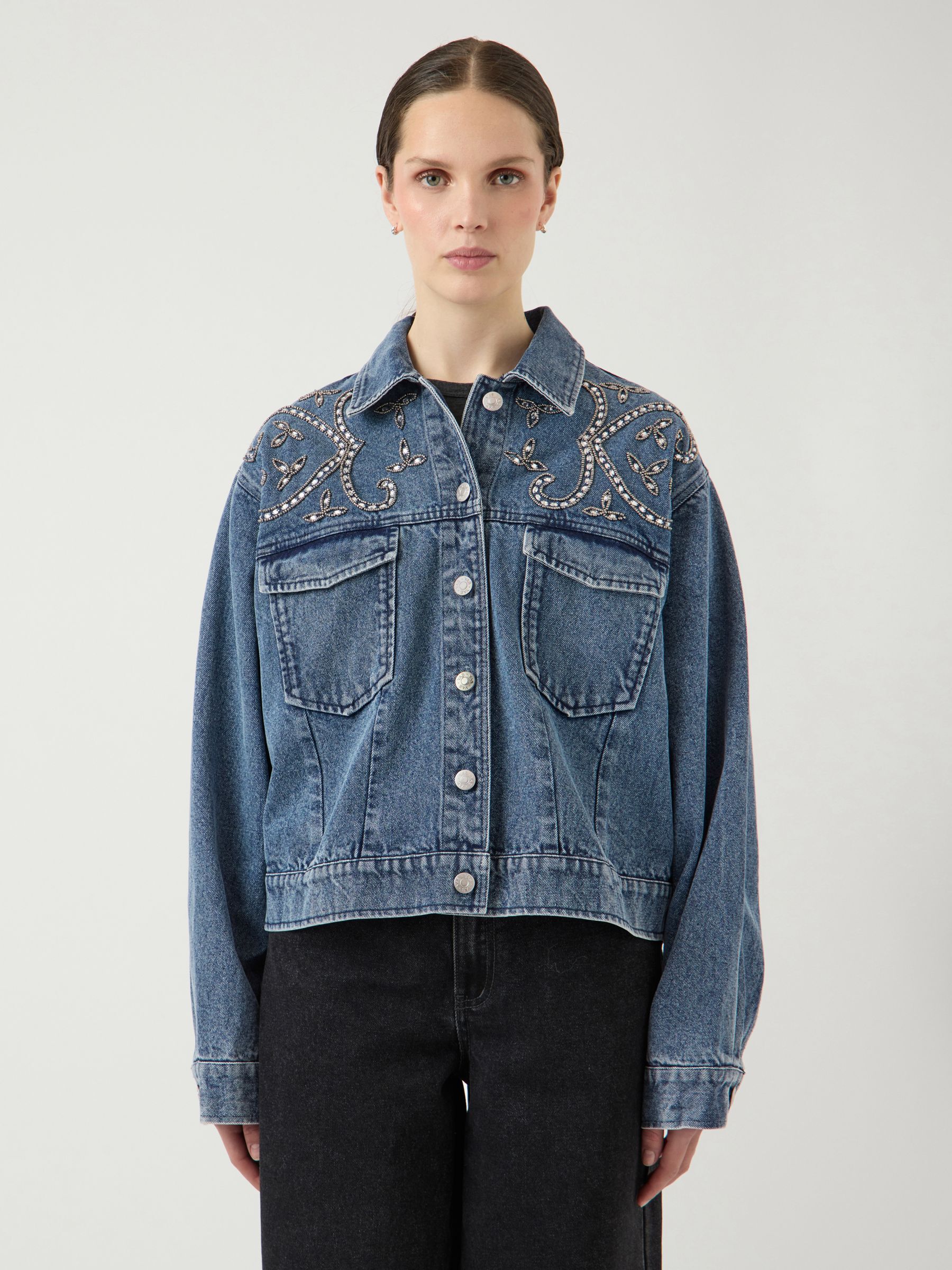 YASVISION DENIM JACKET | Blue | YAS® Finland