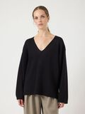 Product image thumbnail - YASELMA KNITTED PULLOVER, Black | 1
