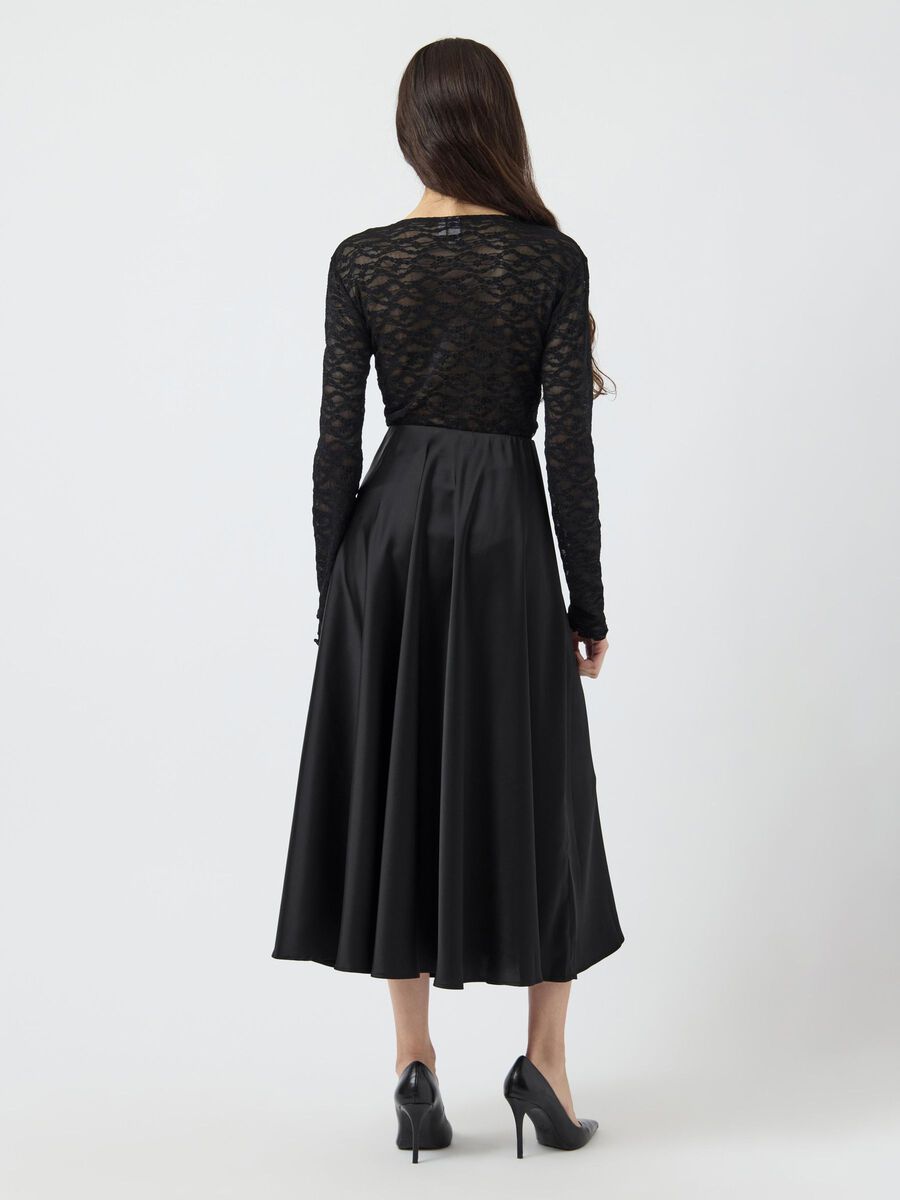 Product carousel image - YASPELLA MIDI SKIRT, Black | 2
