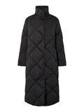 Product image thumbnail - YASSELURA LANG GEWATTEERDE JAS, Black | 2