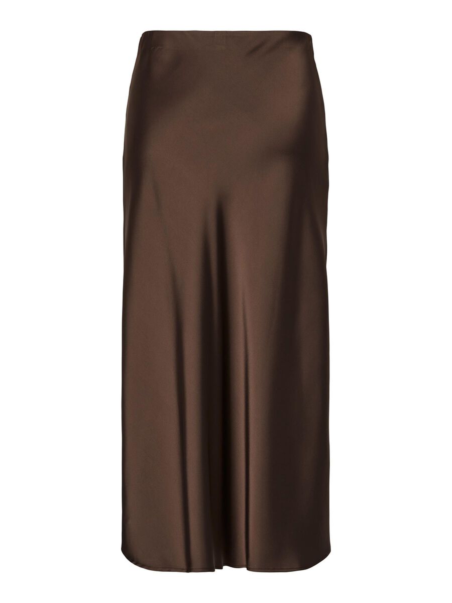 Product carousel image - YASPELLA MIDI SKIRT, Chocolate Brown | 3