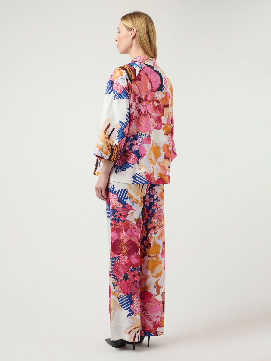 Product carousel image - YASDELPHI 3/4 SLEEVED SHIRT, Sachet Pink | 2