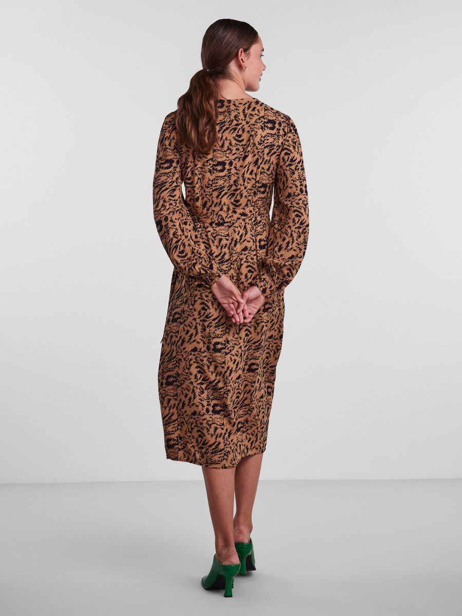 Y.A.S YASKRIZZA WRAP DRESS, Toasted Coconut, highres - 26029047_ToastedCoconut_993073_004.jpg