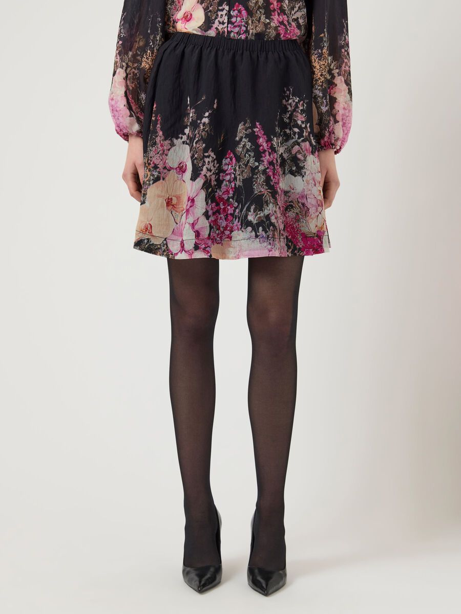 Product carousel image - YASROMANTICA HW SKIRT, Black | 1