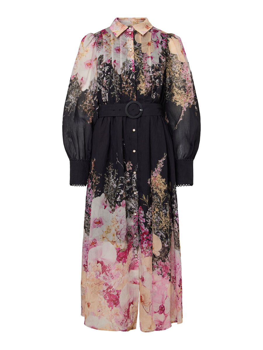 Product carousel image - YASROMANTICA MIDI DRESS, Black | 2