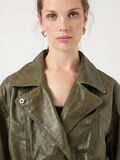 Product image thumbnail - YASLIBBO LEATHER JACKET, Teak | 3