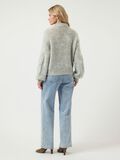 Product image thumbnail - YASLURIS - LAINE MÉLANGÉE PULL EN MAILLE, Light Grey Melange | 2
