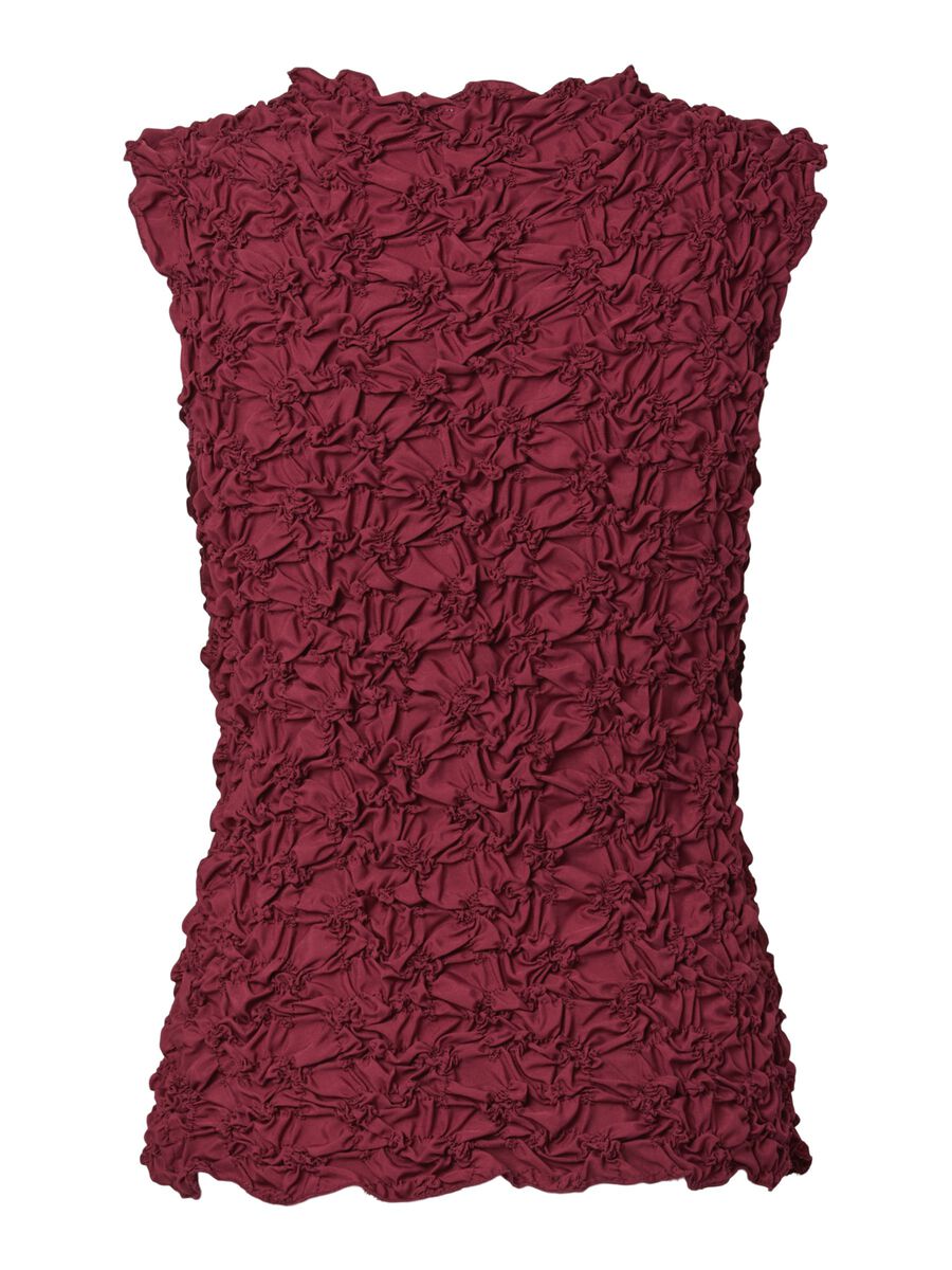 Carousel image - YASMERA TOP SIN MANGAS, Tibetan Red | 6