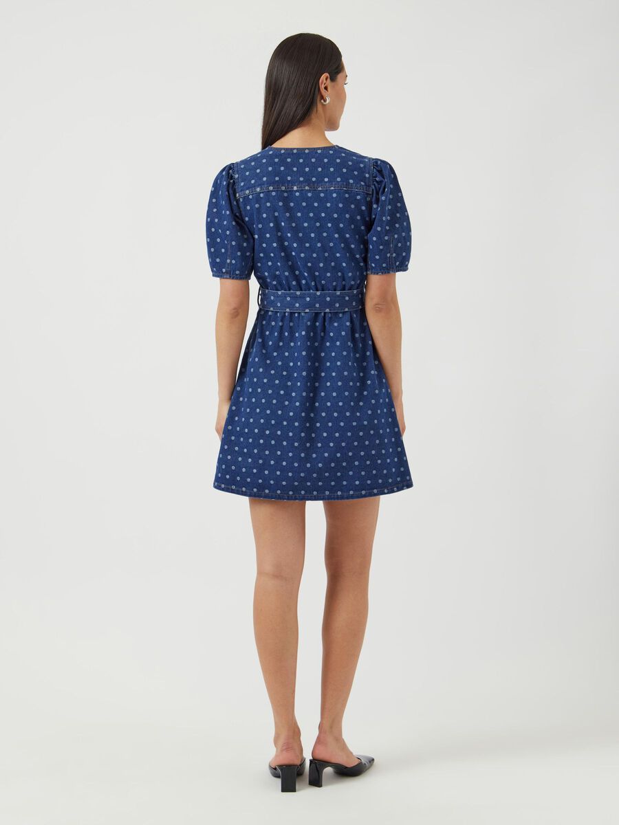 YAS YASPRIKKA DENIM DRESS, Medium Blue Denim, highres - 26038020_MediumBlueDenim_1201427_004.jpg