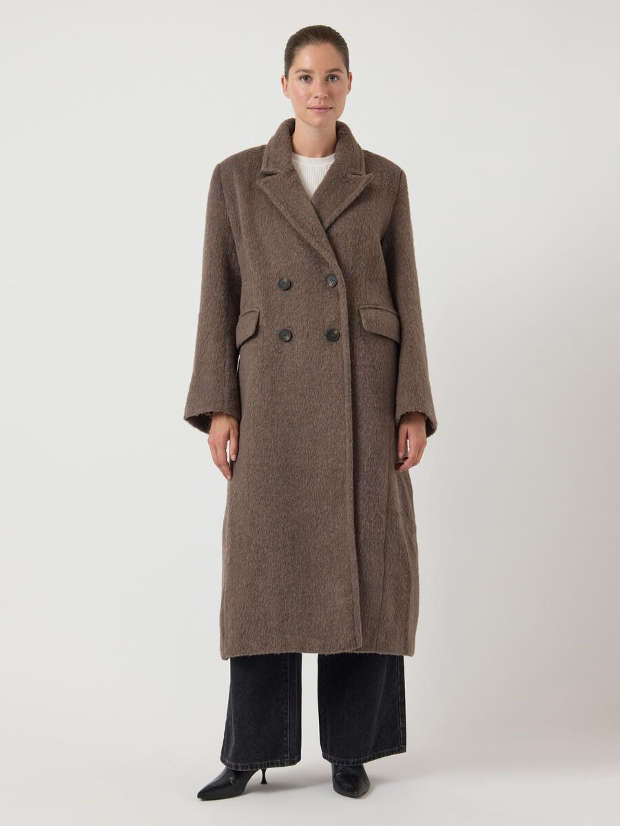 Carousel image - YASFURI LONG COAT, Sepia Tint | 1