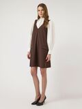 Product image thumbnail - YASMALEA WIDE SPENCER DRESS, Chocolate Brown | 4