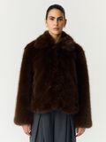 Product image thumbnail 1 YASKIMBERLY LS FUR JACKET, Chocolate Brown