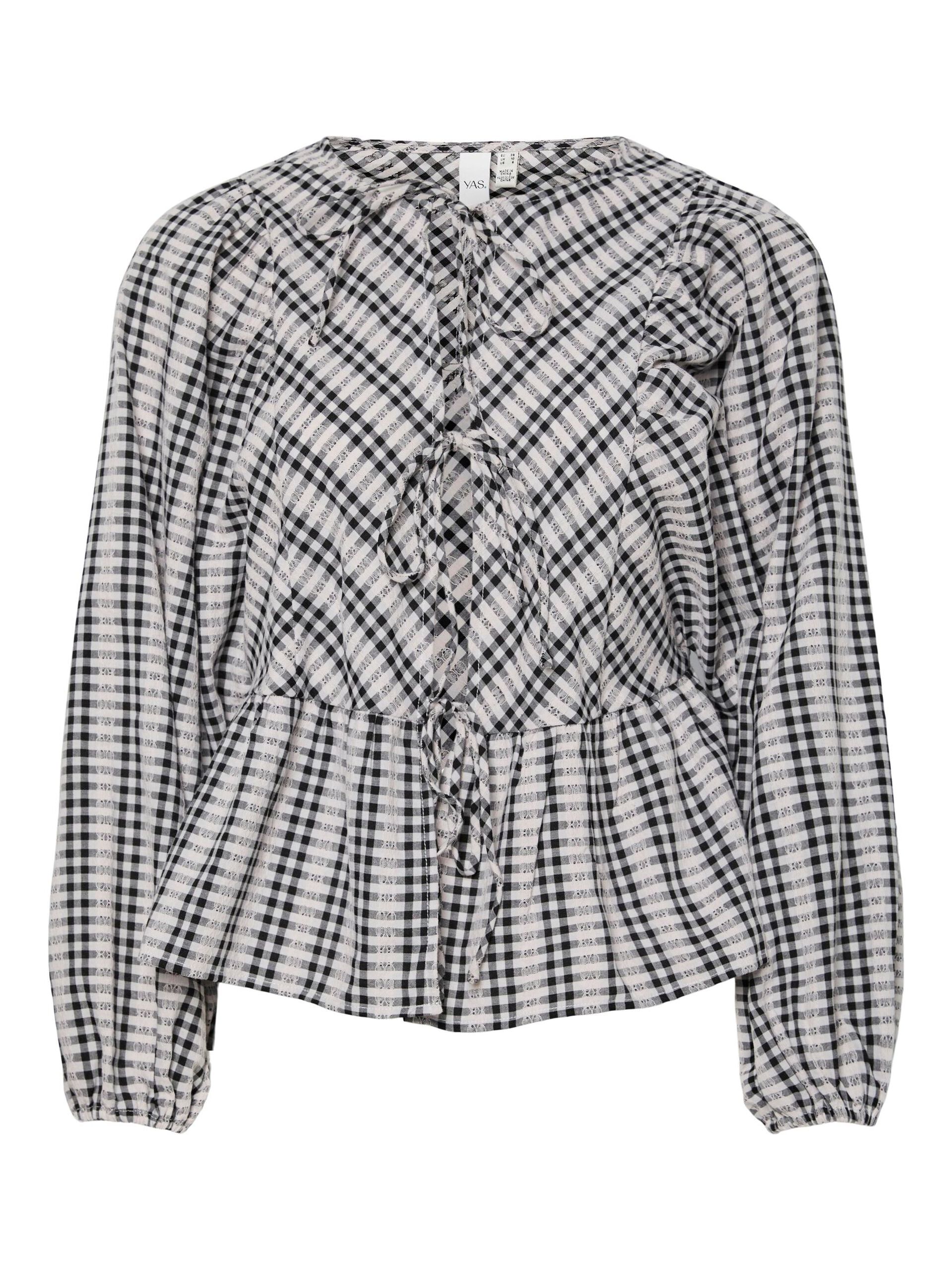 Carousel image - YASCELLI LONG SLEEVED TOP, Black | 6