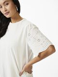 YAS YASLEX BRODYYRIPITSINEN T-PAITA, Star White, highres - 26033890_StarWhite_006.jpg