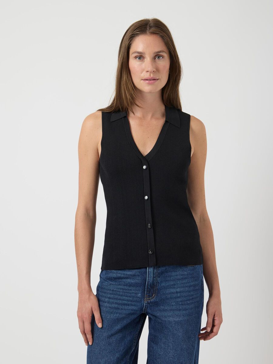 YAS YASSERA STICKAD TOPP, Black, highres - 26038412_Black_003.jpg
