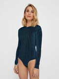 Y.A.S METALLIC GLITTER BODYSUIT, Ultramarine Green, highres - 26014634_UltramarineGreen_691357_007.jpg