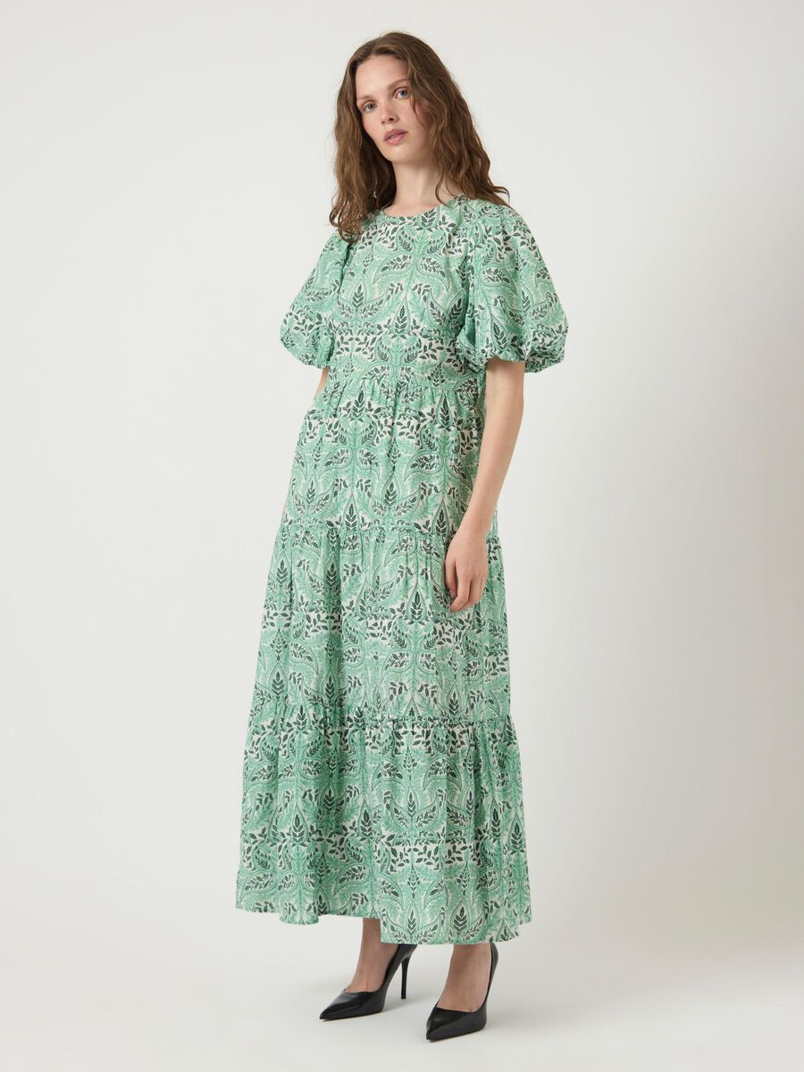 YAS YASBOTANICO LONG DRESS, Star White, highres - 26038372_StarWhite_1208840_005.jpg