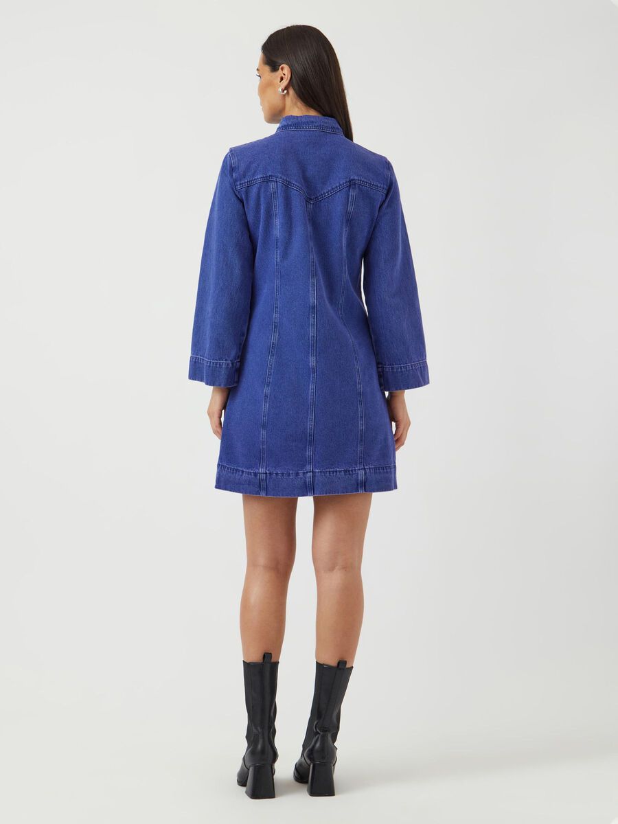 YAS YASVIOLETTA 7/8 JEANSKLEID, Skipper Blue, highres - 26038318_SkipperBlue_004.jpg