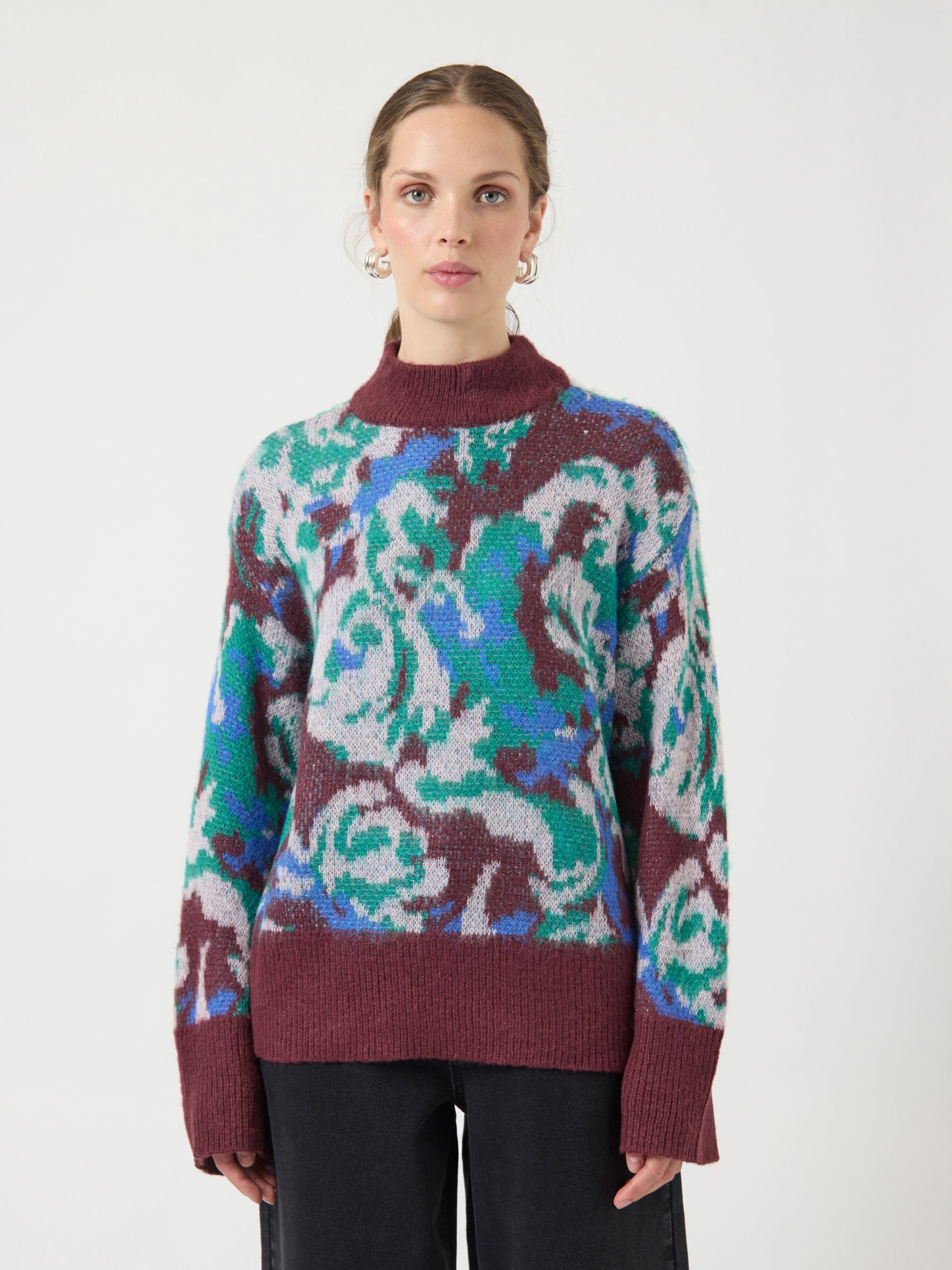 YASTORIO KNITTED PULLOVER | Red | YAS® Germany