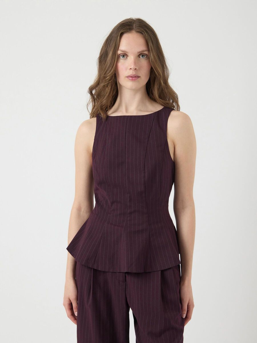 Carousel image - YASBURLA SLEEVELESS TOP, Port Royale | 1