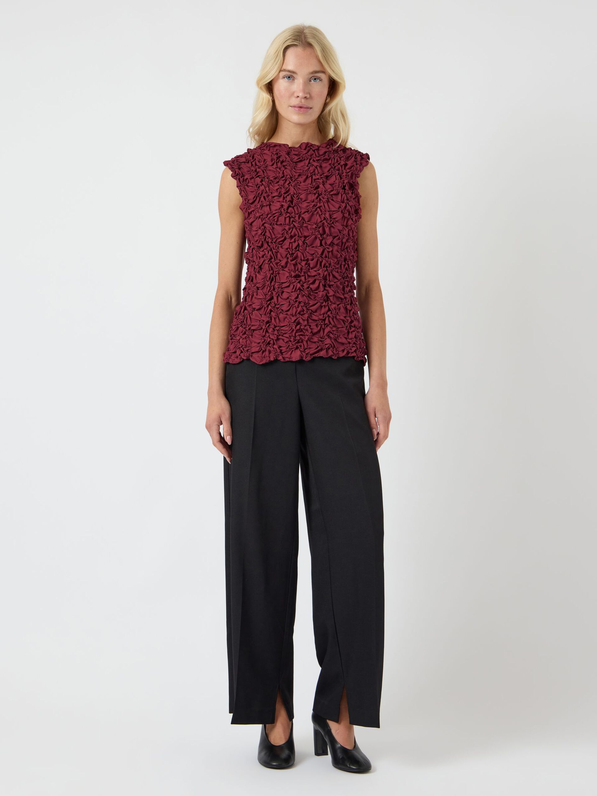 Carousel image - YASMERA SLEEVELESS TOP, Tibetan Red | 4