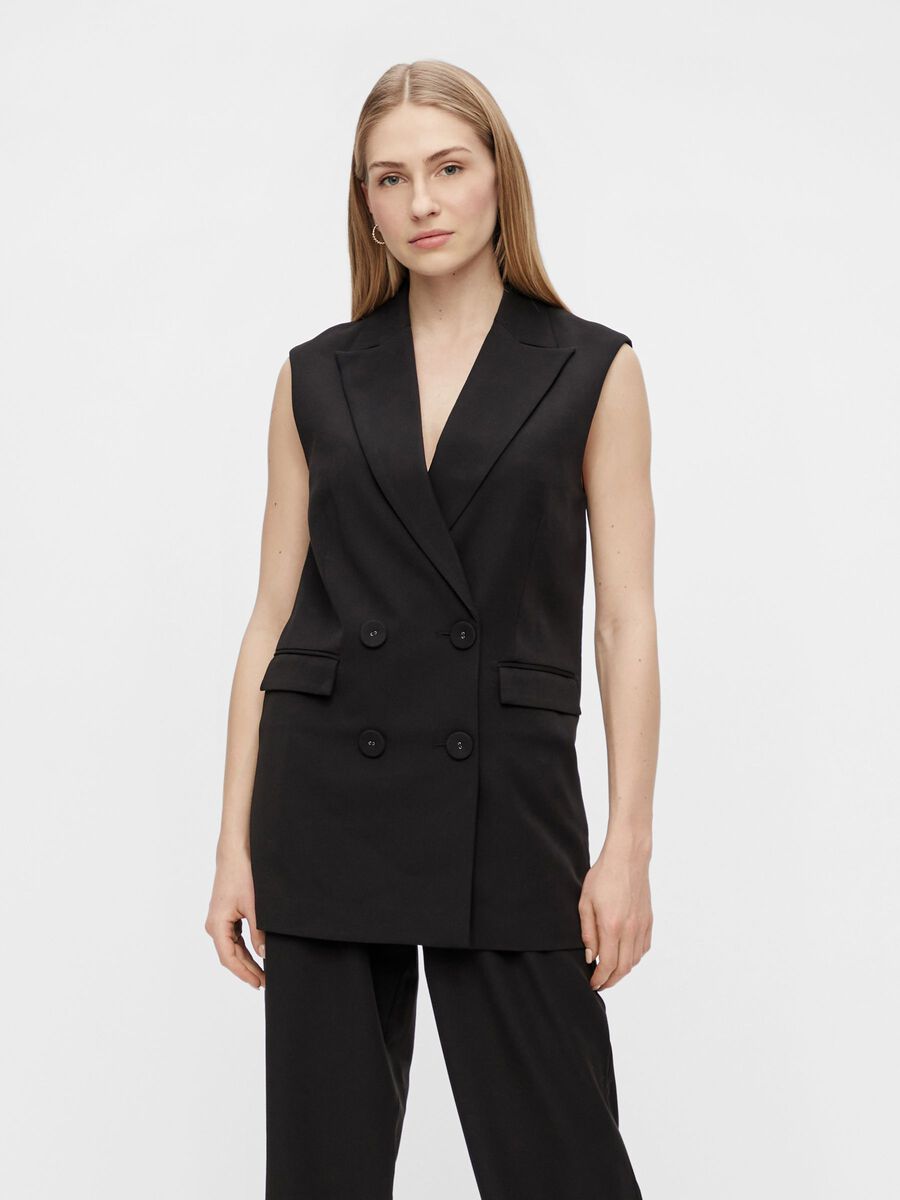Y.A.S YASCORNFLOWER GILET, Black, highres - 26023671_Black_003.jpg