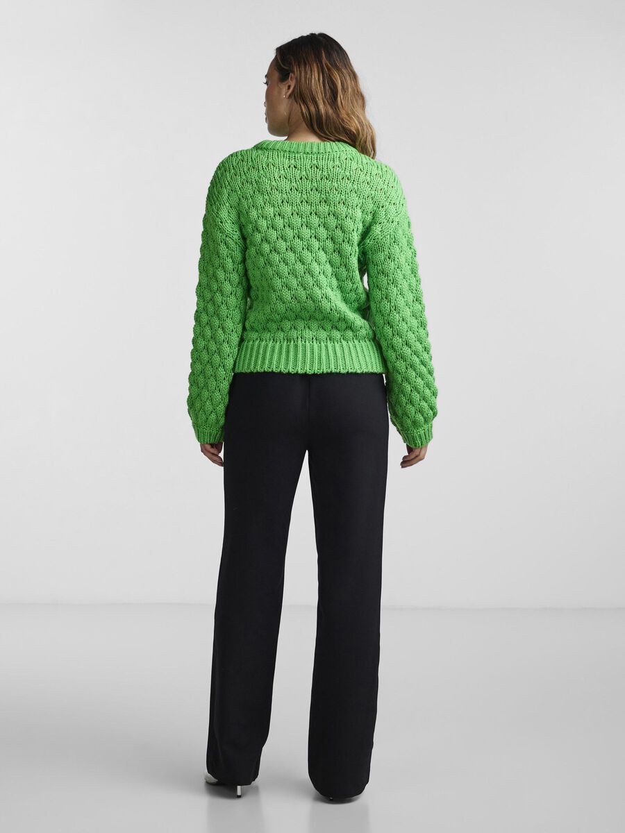 Y.A.S YASBUBBA SWEATER, Classic Green, highres - 26031445_ClassicGreen_004.jpg