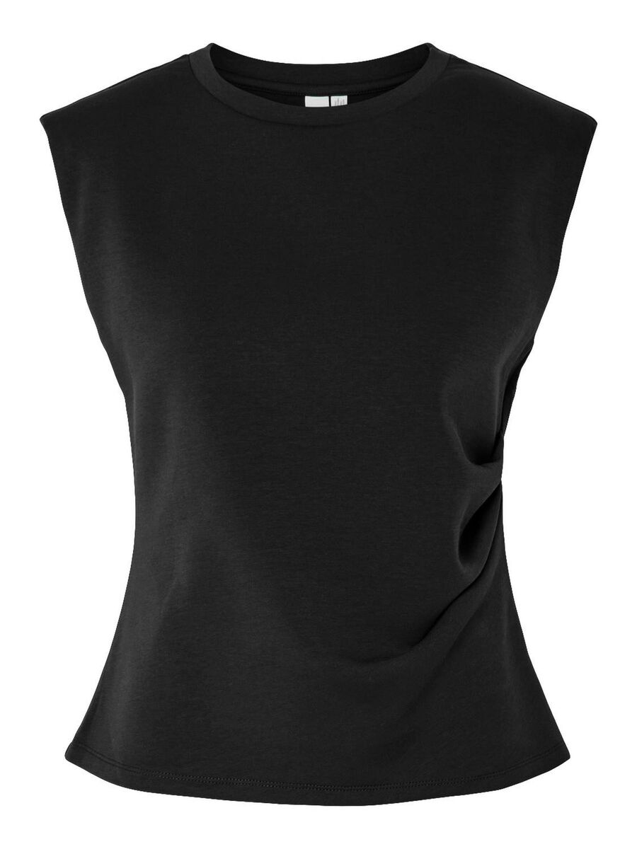 YAS YASPINA SLEEVELESS TOP, Black, highres - 26038146_Black_001.jpg