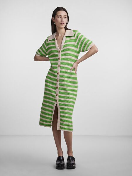 Y.A.S YASCROC KNITTED DRESS, Poison Green, highres - 26030913_PoisonGreen_005.jpg