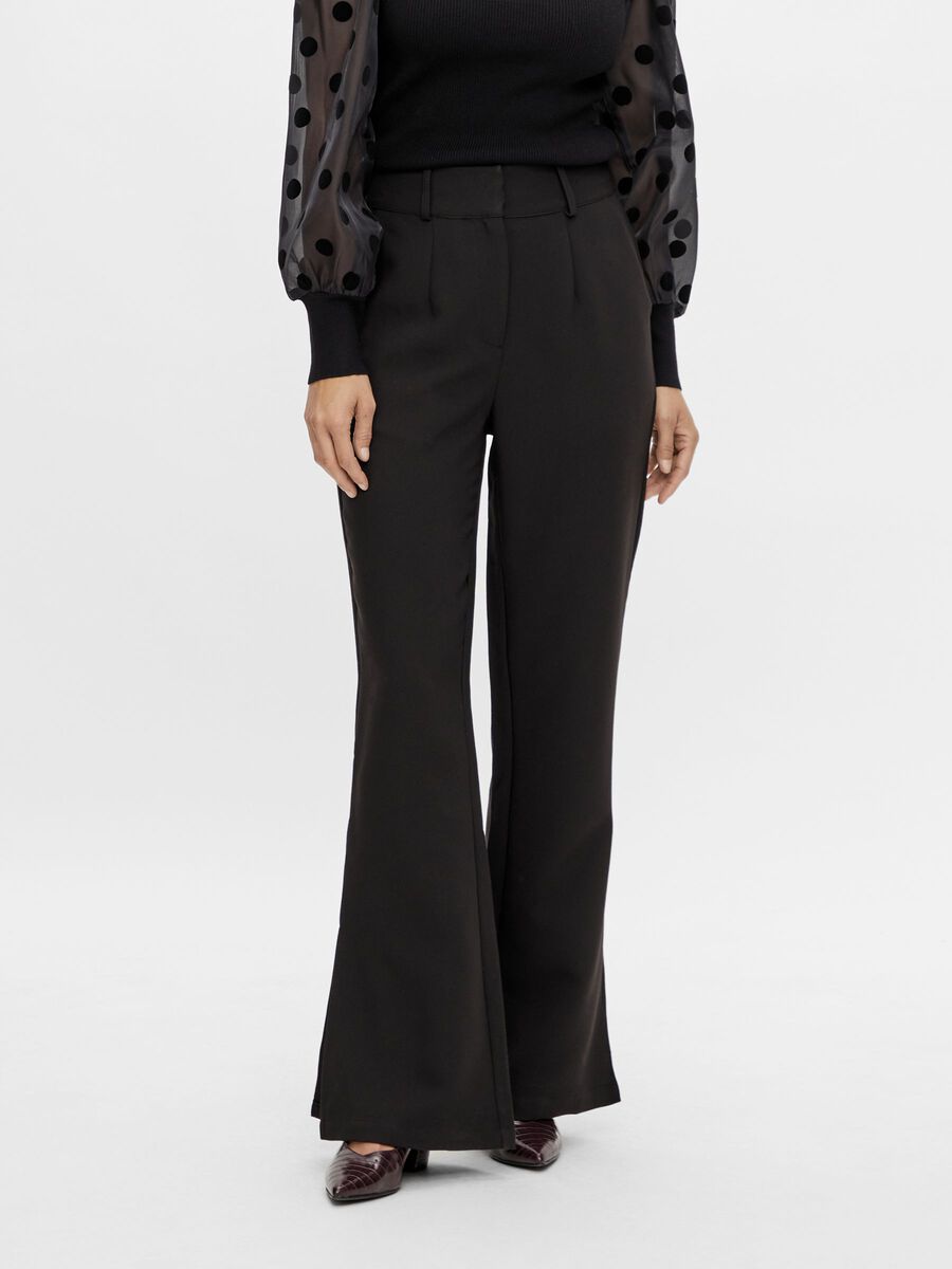 Y.A.S YASTHEA FLARED TROUSERS, Black, highres - 26025371_Black_003.jpg