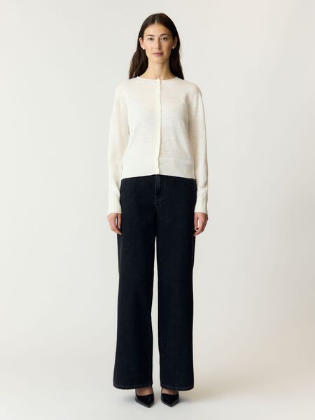 YAS YASLINNEA  KNITTED CARDIGAN, Pristine, highres - 26040809_Pristine_003.jpg